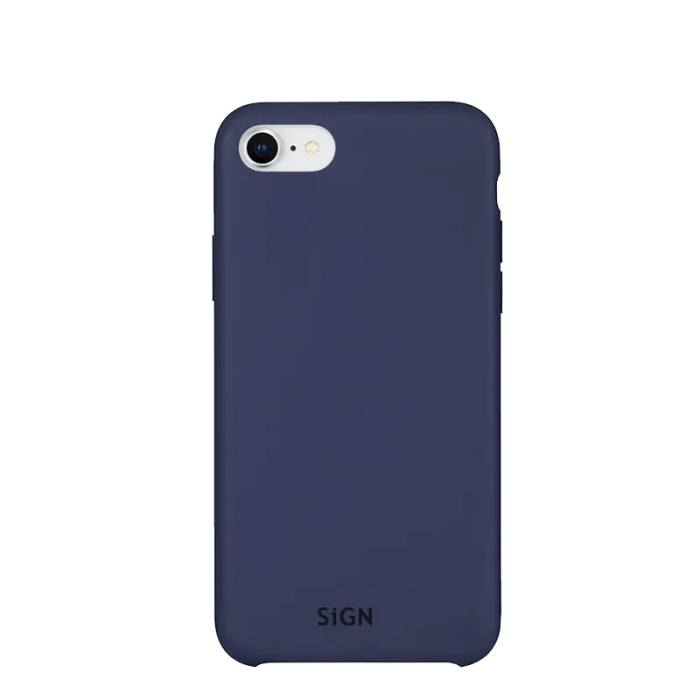 SiGN - SiGN iPhone 7/8/SE (2020/2022) Skal Liquid Silicone - Blå