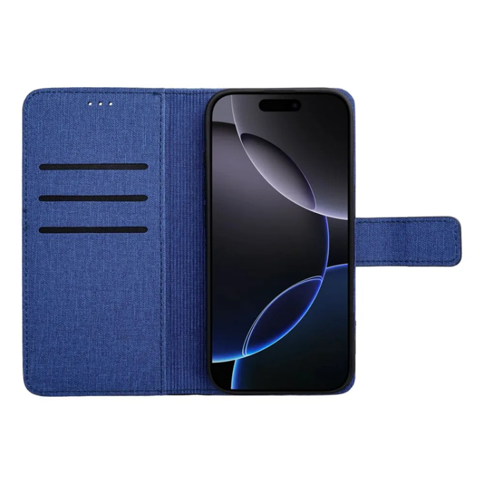 OEM - Galaxy S25 Ultra Plånboksfodral Gomma - Blå