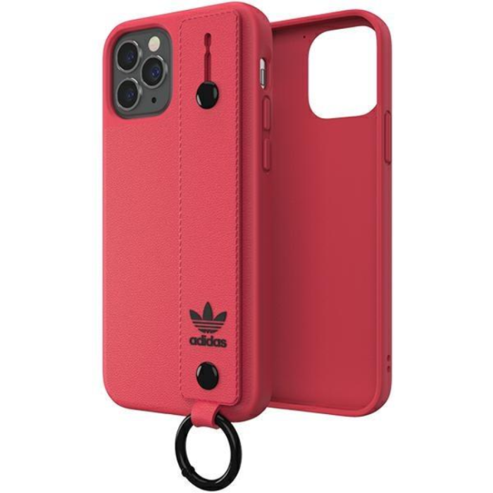 Adidas - Adidas iPhone 12/12 Pro Mobilskal OR Hand Strap - Rosa