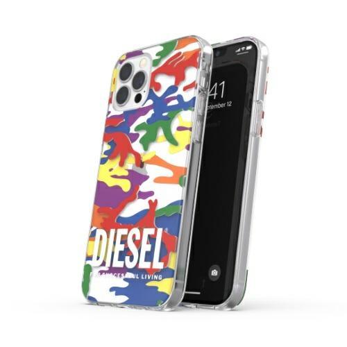 Diesel Mobilskal till iPhone 12/12 Pro MagSafe Clear Pride Camo - Multi