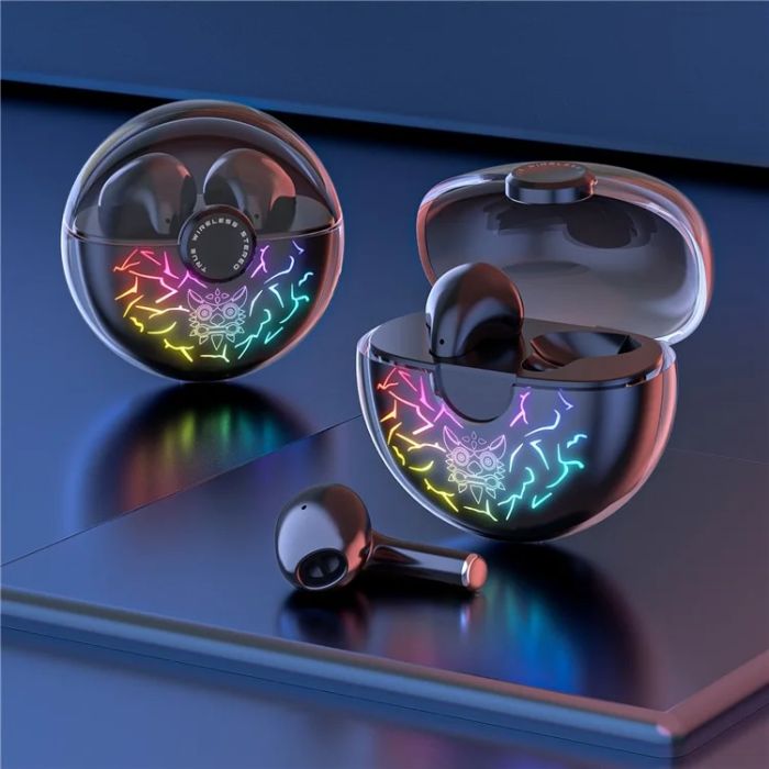ONIKUMA - ONIKUMA In-Ear Gaming Hörlurar Bluetooth T35 - Svart