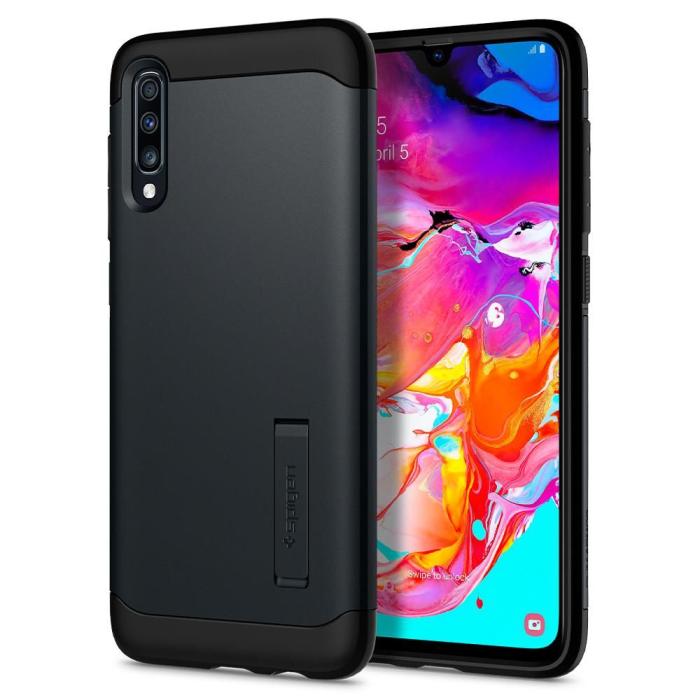 UTGATT5 - Spigen Slim Armor Galaxy A70 Metal Slate