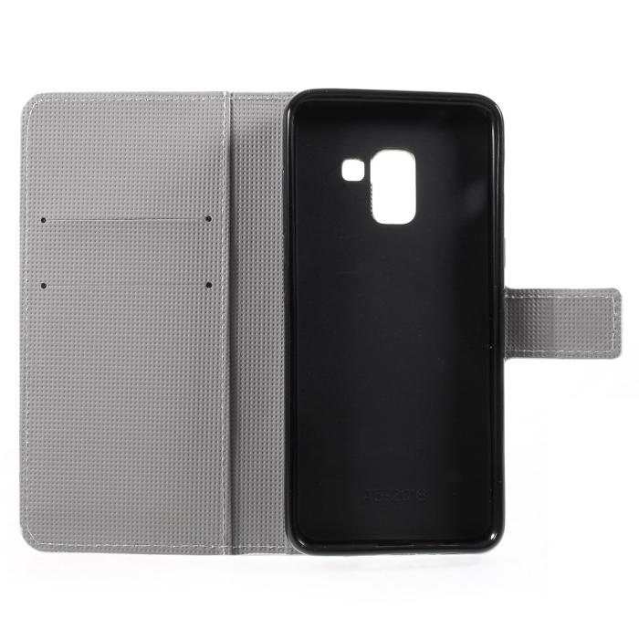 UTGATT1 - Plånboksfodral till Samsung Galaxy A8 2018 - Plommonträd