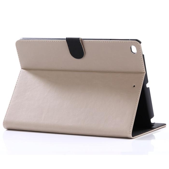 OEM - Retro Crazy Horse fodral till iPad 9.7 2017. Beige
