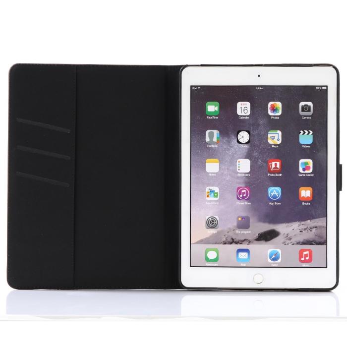 OEM - Retro Crazy Horse fodral till iPad 9.7 2017. Beige