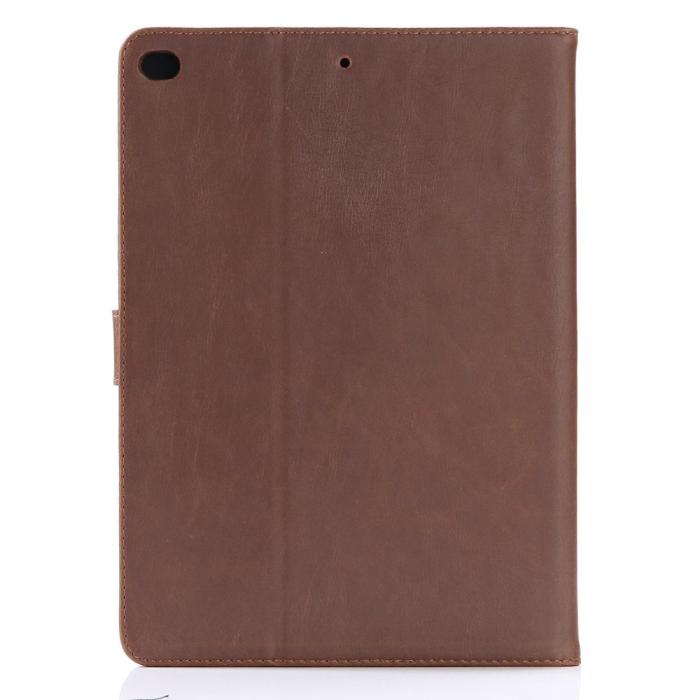 OEM - Retro Crazy Horse fodral till iPad 9.7 2017. Kaffe