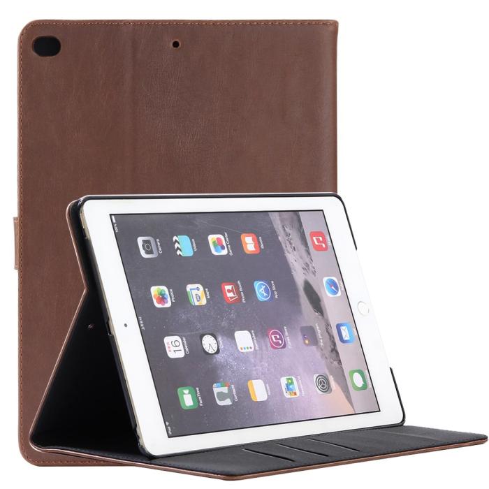 OEM - Retro Crazy Horse fodral till iPad 9.7 2017. Kaffe