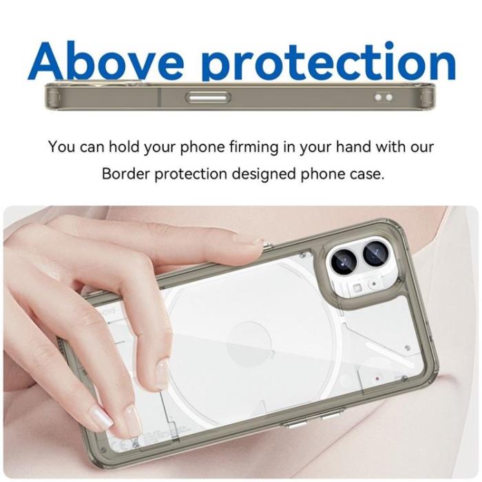 A-One Brand - Nothing Phone 1 Skal Hybrid TPU - Grå