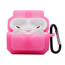 A-One Brand - AirPods Pro Skal Silikon 3-in-1 - Lysande rosa