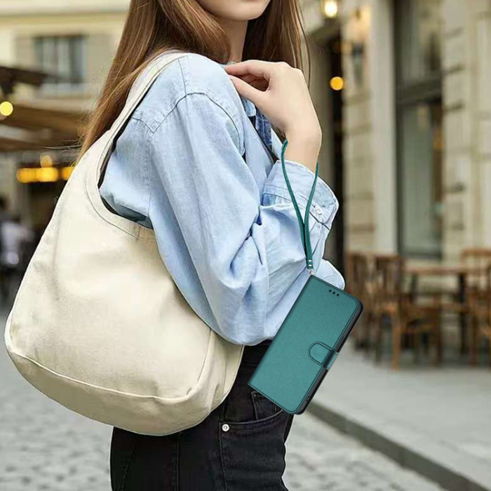 A-One Brand - OnePlus 15 5G Plånboksfodral Konstläder - Grön