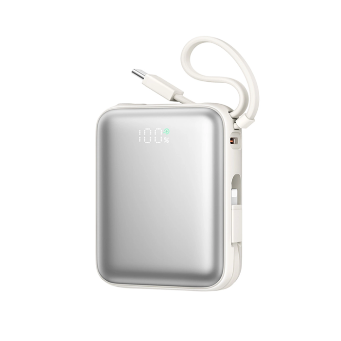Joyroom - Joyroom Powerbank 10000mAh 22.5W USB-C - Lightning Kabel Vit