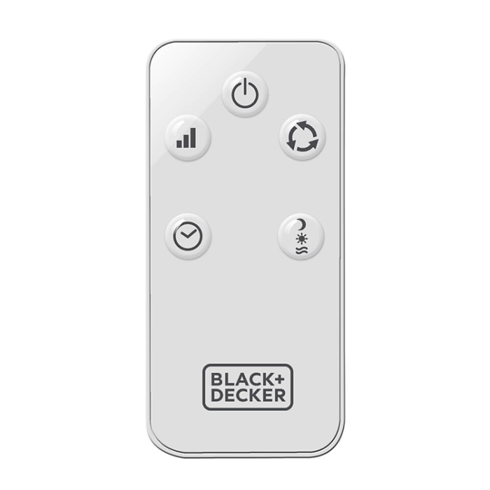 Black & Decker - Black & Decker Pelarfläkt 102cm - Vit