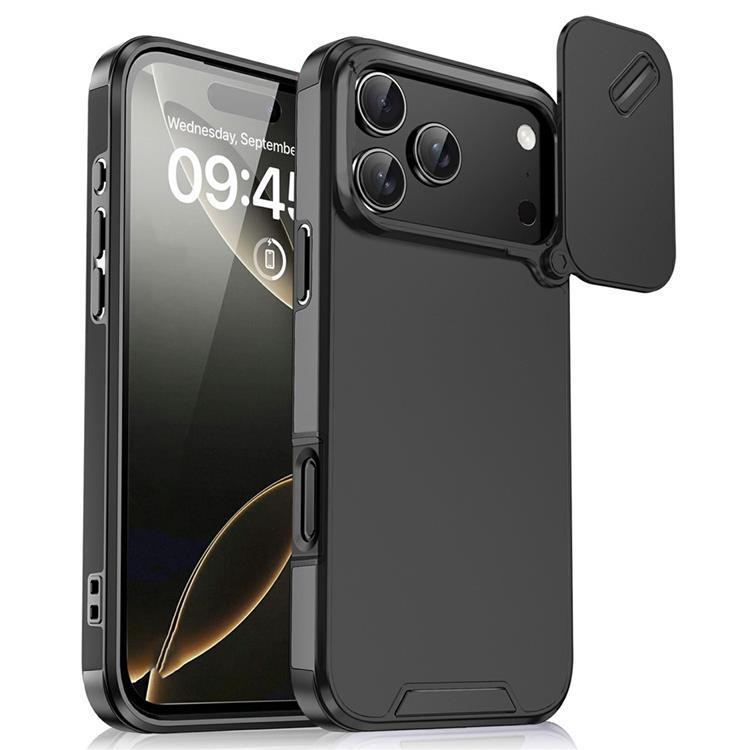 iPhone 17 Pro Mobilskal Slide Kamera - Svart | 2353 | AlltMobil