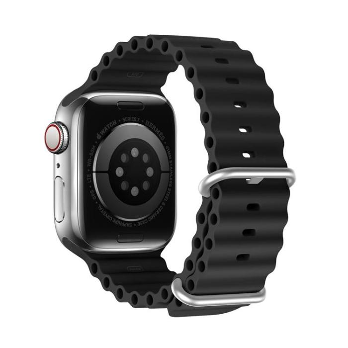 Dux Ducis - Apple Watch Ultra/SE/8/7/6/5/4 Band (49/45/44/42mm) Ocean - Svart