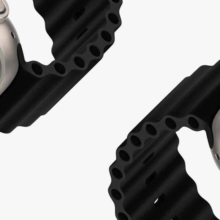 Dux Ducis - Apple Watch Ultra/SE/8/7/6/5/4 Band (49/45/44/42mm) Ocean - Svart