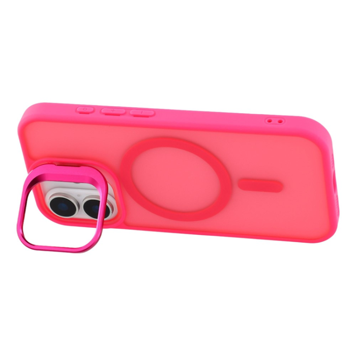 A-One Brand - iPhone 17 Mobilskal MagSafe Lins Kickstand - Rosé