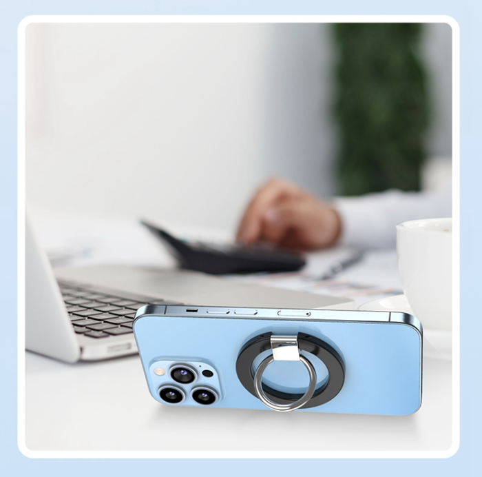 OEM - Magsafe Magnetic Ringhållare Till Mobiltelefon - Vit