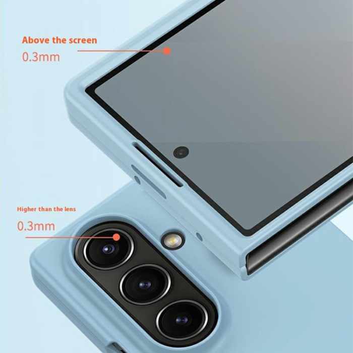 A-One Brand - Galaxy Z Fold 7 5G Mobilskal Stort Fönster Hård PC - Lila