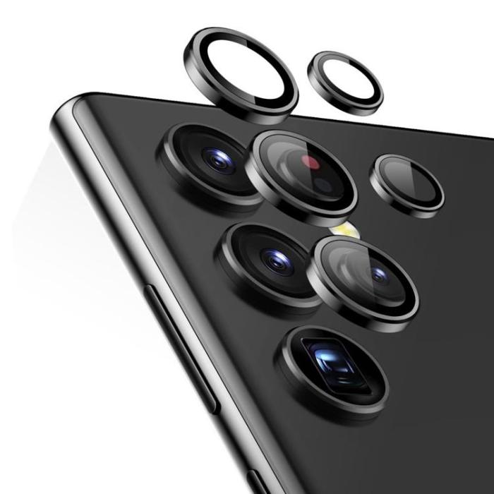 ESR - ESR Galaxy S23 Ultra Kameralinsskydd i Härdat Glas - Svart