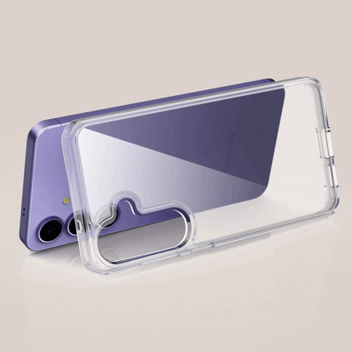Tech-Protect - Tech-Protect Galaxy S25 Edge Mobilskal Flexair Hybrid - Clear