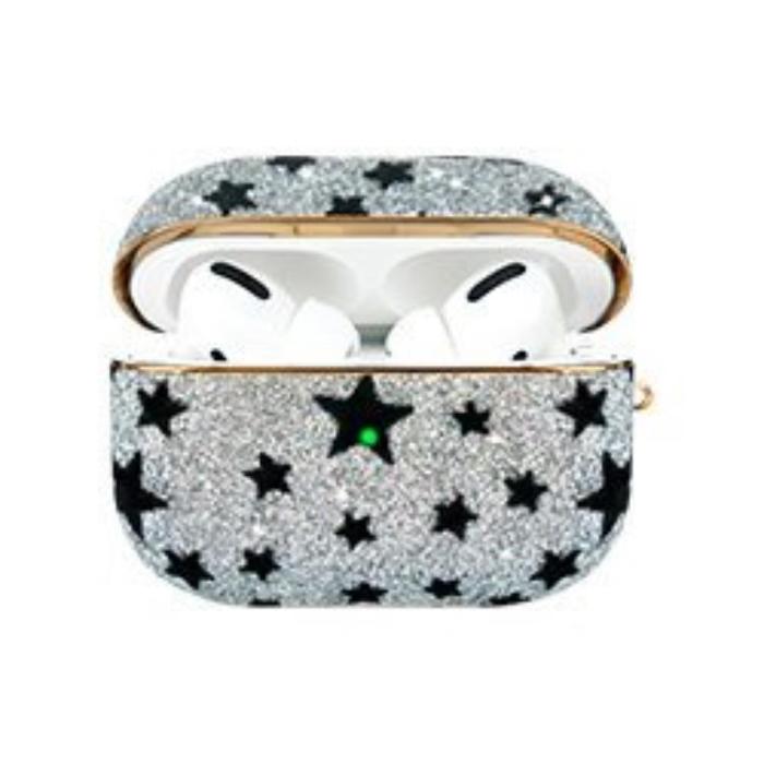 UTGATT1 - Kingxbar Black Star Skal AirPods Pro - Silver