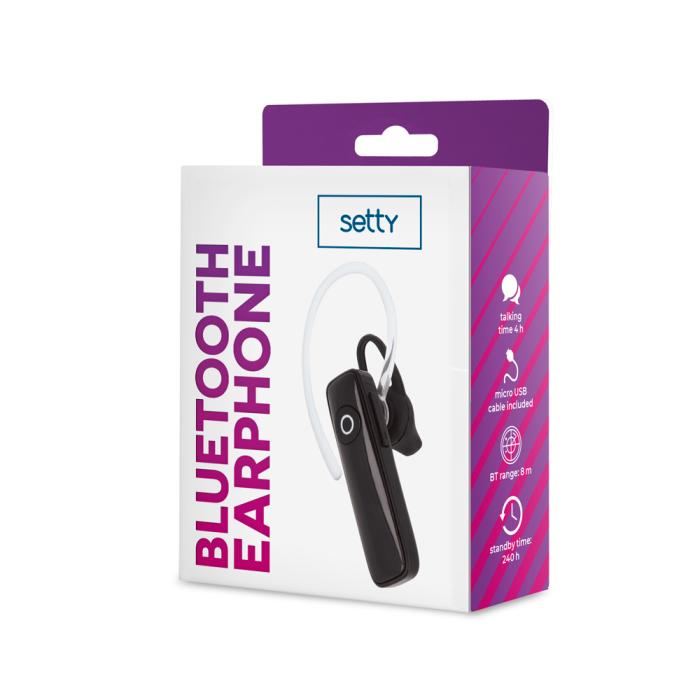 OEM - Setty Bluetooth-örhörare SBT-01 Svart