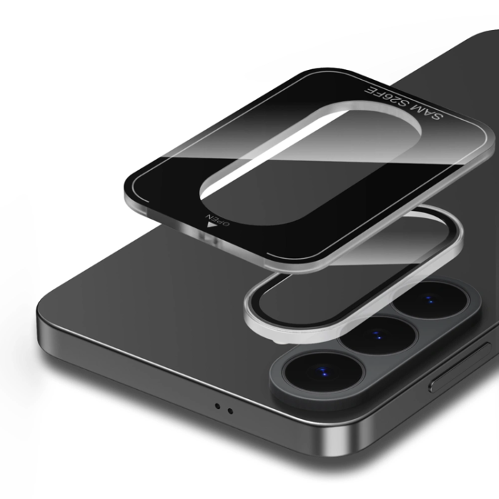 Spigen - Tech-Protect Härdat Glas Kameraskydd För Galaxy S26 FE Fit Plus - Clear