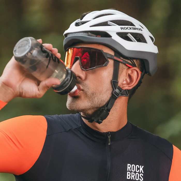 Rockbros - Rockbros Cykelhjälm M 55-58 cm HC-58WG-M - Vit/Grå