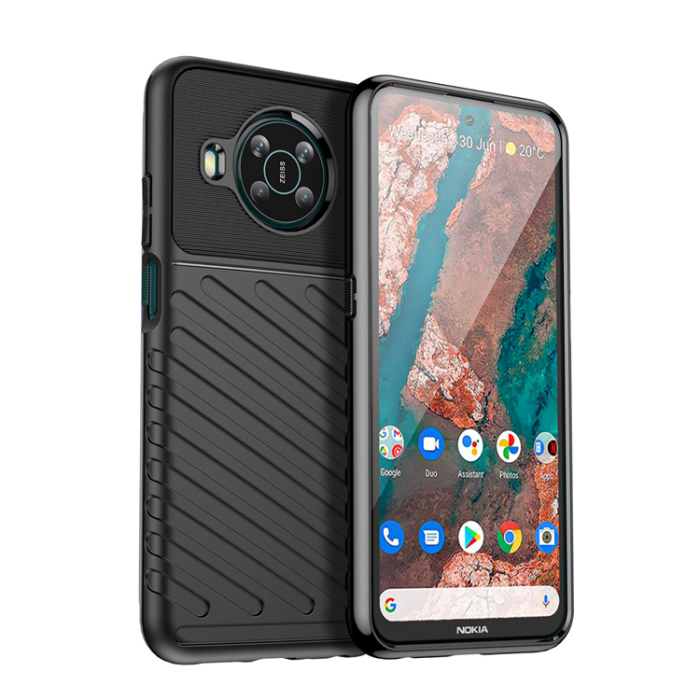 OEM - Nokia X100 Mobilskal Thunder Flexible Armored - Svart