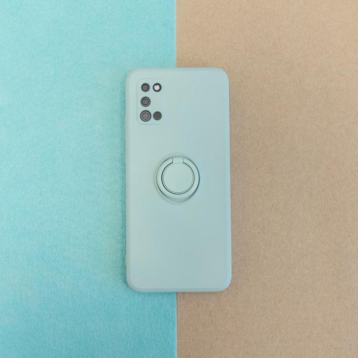 OEM - iPhone 7/8/SE 2020/2022 Skal med Finger Grepp - Lätt Grön