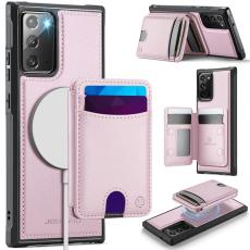 OEM - JEEHOOD Samsung Galaxy Note20 Fodral KonstL&auml;der - Rosa