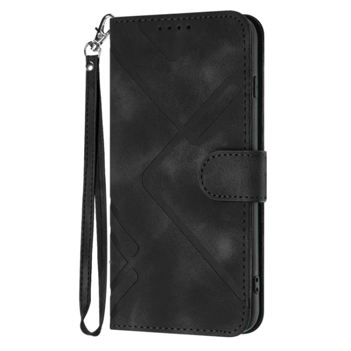A-One Brand - iPhone 17 Pro Max Plånboksfodral Line - Svart