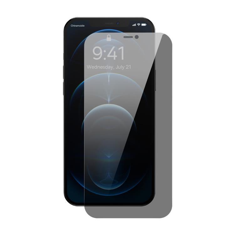 Baseus iPhone 12 Pro Max Härdat Glas Skärmskydd Privacy | 5468 | AlltMobil