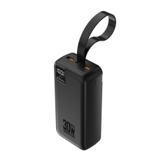 Wozinsky - Wozinsky Powerbank 30000mAh 30W med ficklampa - Svart
