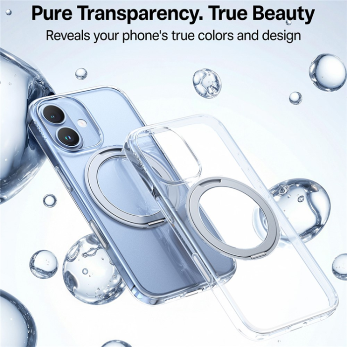 Torras - TORRAS iPhone 17 Mobilskal MagSafe O Fitness - Transparent