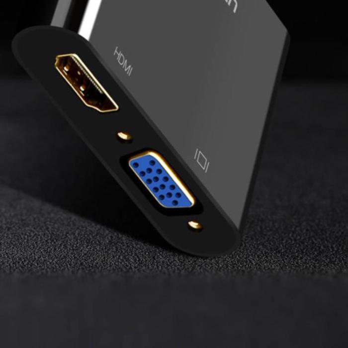 UTGATT5 - Ugreen Mini HDMI Till VGA - Svart