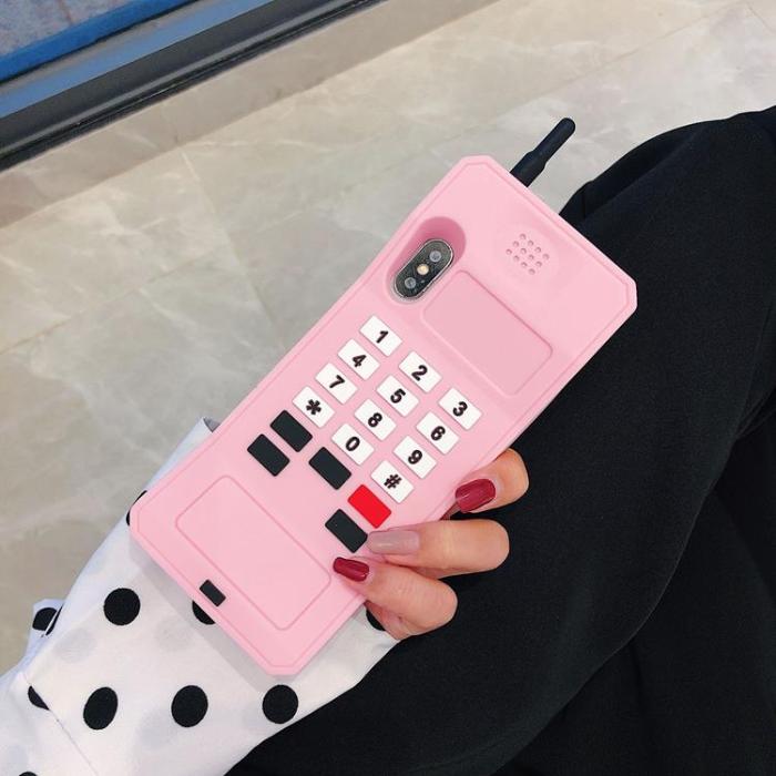 OEM - Retro Skal iPhone 7/8/SE 2020 - Svart