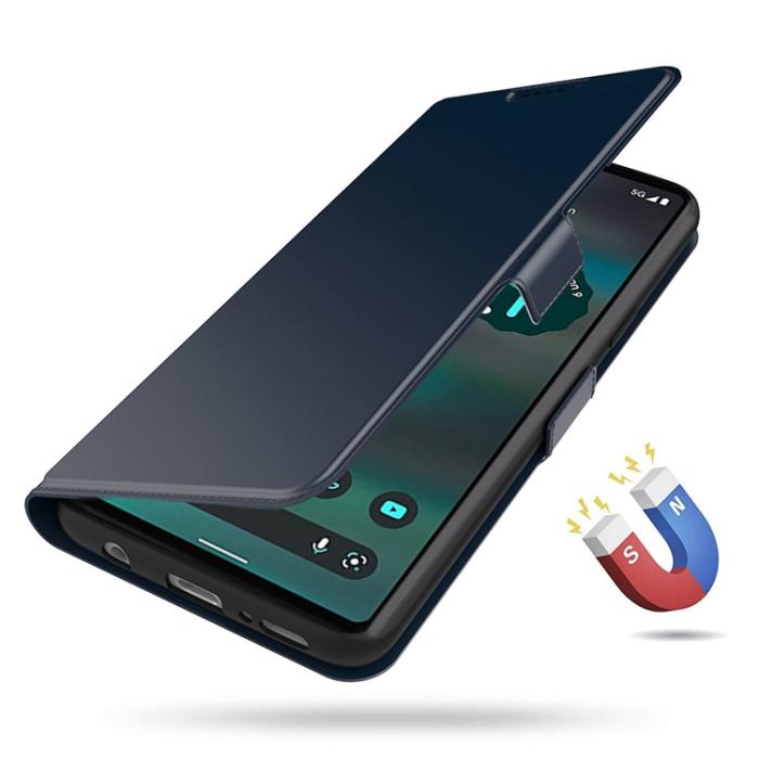 A-One Brand - Google Pixel 6a Plånboksfodral Magnetic Folio - Blå