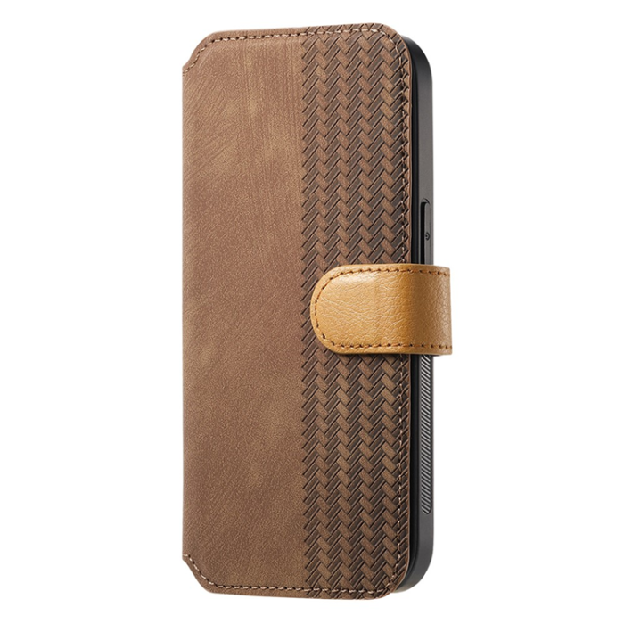 A-One Brand - Plånboksfodral För iPhone 17 Armband Kickstand - Brun