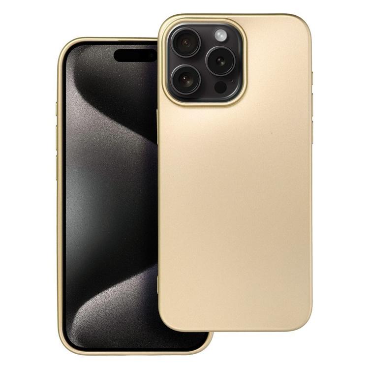 iPhone 15 Pro Mobilskal Metallic - Guld | 2353 | AlltMobil
