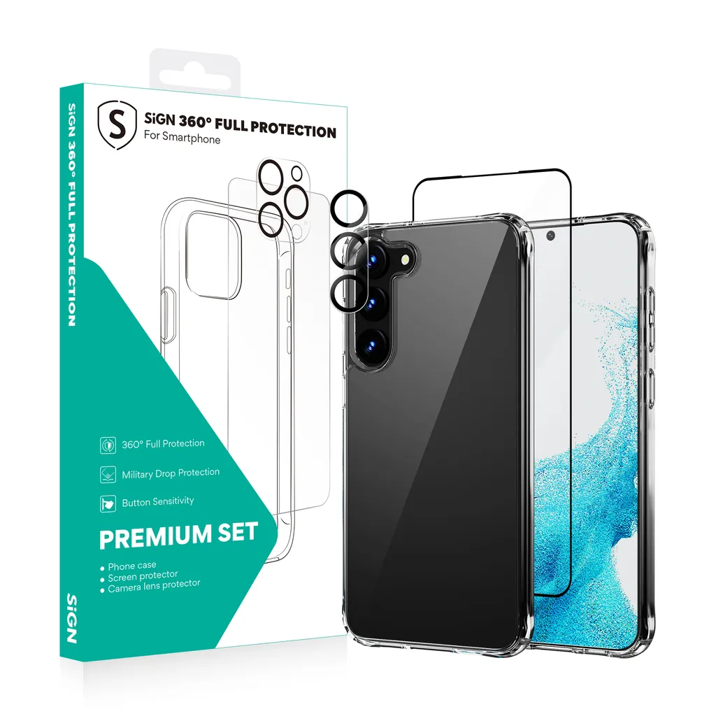 SiGN Galaxy S23 360 Skyddspaket | 2353 | AlltMobil