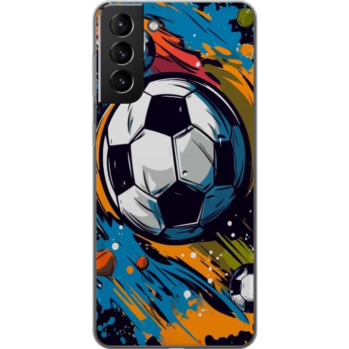 iSecrets - Mobilskal till Samsung Galaxy S21+ 5G med Fotbollar