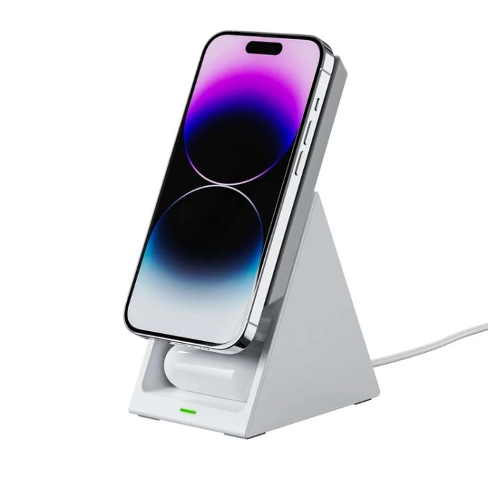 Choetech - Choetech 3-in-1 Trådlös Laddare Universala 15W - Vit