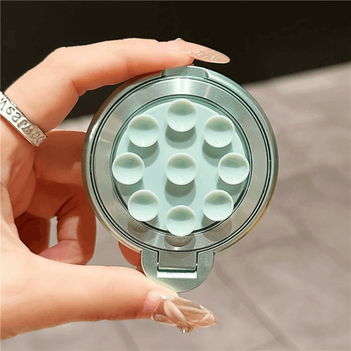 OEM - Magsafe Mobil Sugkopp Ringhållare Kickstand Bilfäste - Cyan