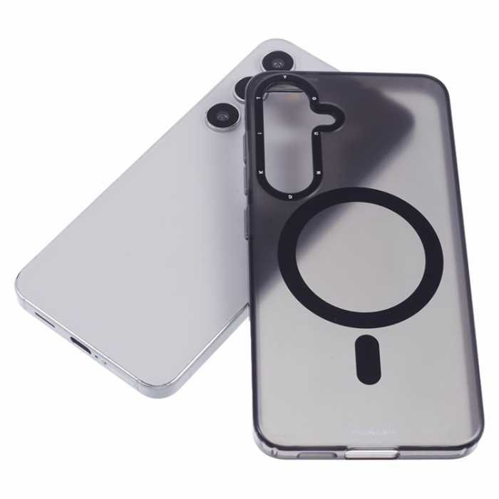 YOUNGKIT - YOUNGKIT Galaxy S25 Mobilskal MagSafe Shockproof Matte - Svart