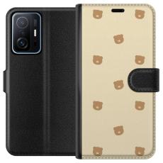 iSecrets - Pl&aring;nboksfodral till Xiaomi 11T med Bj&ouml;rnm&ouml;nster