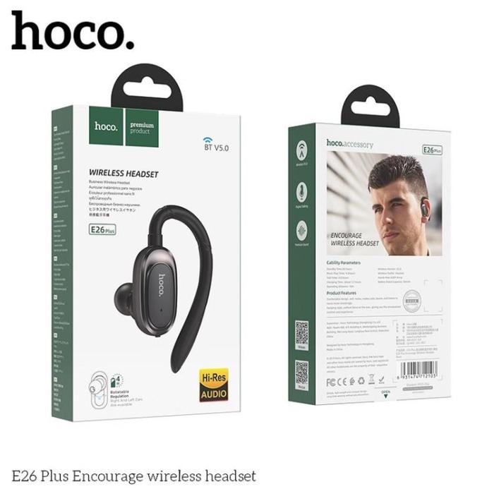 UTGATT1 - Hoco Hörlur In-ear Trådlösa BT Encourage E26 Plus - Svart