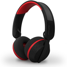 Philips - PHILIPS Over-Ear Hörlurar Sport Solcell IP55 - Svart/Röd