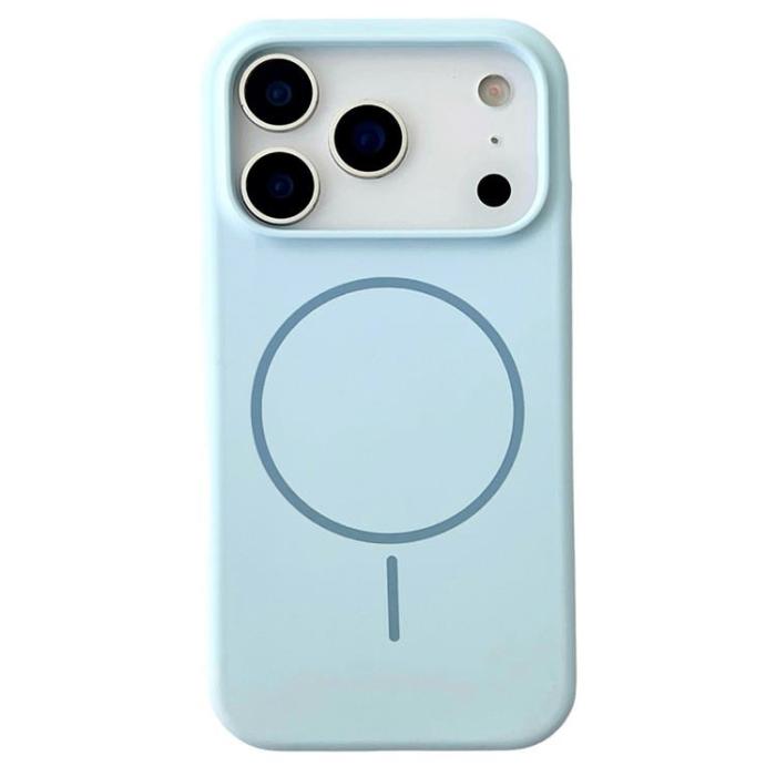 A-One Brand - iPhone 17 Pro Mobilskal MagSafe Silikon Anti Drop - Blå