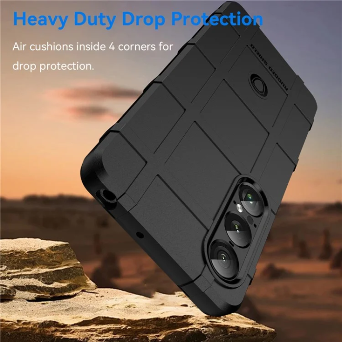 A-One Brand - Sony Xperia 1 VII Mobilskal Grid Scratch-Proof - Svart